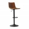 Tabouret De Bar Réglable Trevi PU Cognac 1 Tabouret De Bar Réglable Trevi PU Cognac -Ledepot Mobilier Magasin tabouret de bar reglable trevi pu cognac