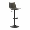 Tabouret De Bar Réglable Trevi PU Gris -Ledepot Mobilier Magasin tabouret de bar reglable trevi pu gris