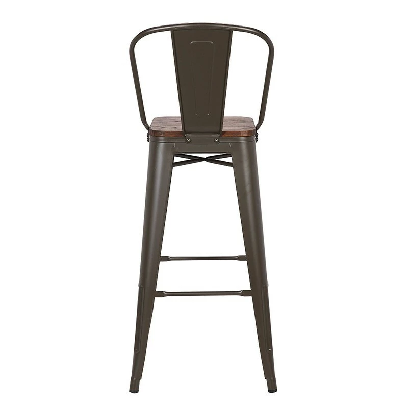 Tabouret De Bar Oscar Orme Antique Et Gris 4 Tabouret De Bar Oscar Orme Antique Et Gris – Image 2