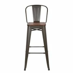 Tabouret De Bar Oscar Orme Antique Et Gris 10 Tabouret De Bar Oscar Orme Antique Et Gris -Ledepot Mobilier Magasin tabouret de bar victoria orme antique gris 3