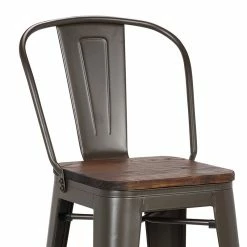 Tabouret De Bar Oscar Orme Antique Et Gris 11 Tabouret De Bar Oscar Orme Antique Et Gris -Ledepot Mobilier Magasin tabouret de bar victoria orme antique gris 4