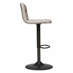 Tabouret De Bar Vintage Delek Ajustable Beige Atmosphera -Ledepot Mobilier Magasin tabouret de bar vintage delek ajustable beige lin atmosphera 3