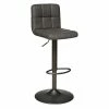 Tabouret De Bar Vintage Delek Ajustable Gris Atmosphera -Ledepot Mobilier Magasin tabouret de bar vintage delek ajustable gris atmosphera
