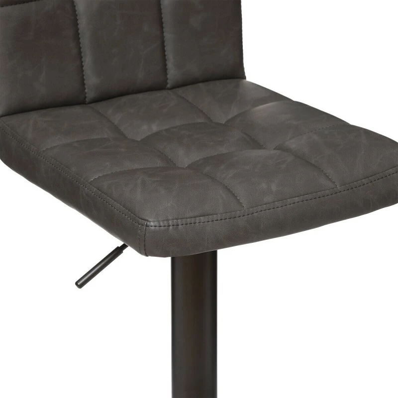 Tabouret De Bar Vintage Delek Ajustable Gris Atmosphera 4 Tabouret De Bar Vintage Delek Ajustable Gris Atmosphera – Image 2