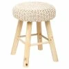 Tabouret Suzette Beige Atmosphera -Ledepot Mobilier Magasin tabouret suzette beige atmosphera