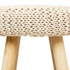 Tabouret Suzette Beige Atmosphera -Ledepot Mobilier Magasin tabouret suzette beige atmosphera 2
