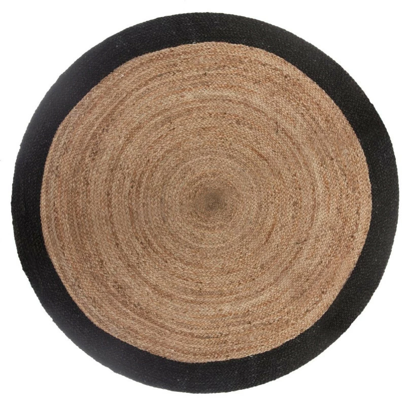 Tapis En Jute Bord Noir D120 Atmosphera 3 Tapis En Jute Bord Noir D120 Atmosphera