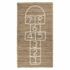 Tapis Marelle Jute 80x150 Cm Atmosphera -Ledepot Mobilier Magasin tapis marelle jute 80x150 cm atmosphera