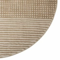 Tapis Ovale 160 X 235 Relief Beige Jana Atmosphera -Ledepot Mobilier Magasin tapis ovale 160 x 235 relief beige jana atmosphera 2