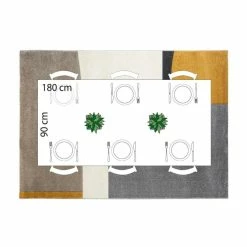 Tapis Rectangulaire Relief Abstrait 160x230 Atmosphera -Ledepot Mobilier Magasin tapis rectangulaire relief abstrait 160x230 atmosphera 3