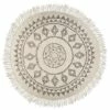Tapis Rond à Franges D120 Cm Etnik Atmosphera 1 Tapis Rond à Franges D120 Cm Etnik Atmosphera -Ledepot Mobilier Magasin tapis rond a franges d120 cm etnik atmosphera