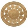 Tapis Rond Ajouré En Jute Atmosphera -Ledepot Mobilier Magasin tapis rond ajoure en jute atmosphera