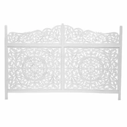 Tête De Lit Blanc Ajouré Fanny 123x182 Cm Atmosphera