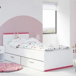 Demeyere Tiroirs De Lit Reverso Blanc -Ledepot Mobilier Magasin tiroirs de lit reverso blanc 1