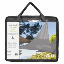 Toile Solaire 3x3x3m Shae Ardoise Hespéride -Ledepot Mobilier Magasin toile solaire 3x3x3 shae ardoise hesperide 2