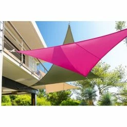 Toile Solaire 3x3x3m Curacao Blanc Hespéride -Ledepot Mobilier Magasin toile solaire 3x3x3m luxe hesperide curacao blanc 3