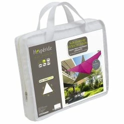 Toile Solaire 3x3x3m Curacao Blanc Hespéride -Ledepot Mobilier Magasin toile solaire 3x3x3m luxe hesperide curacao blanc 4