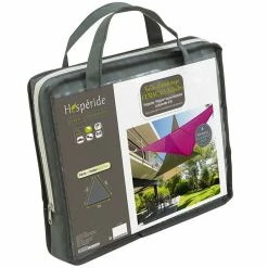 Toile Solaire 3x3x3m Curacao Gris Hespéride -Ledepot Mobilier Magasin toile solaire 3x3x3m luxe hesperide curacao gris 3