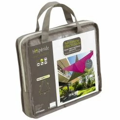 Toile Solaire 3x3x3m Curacao Taupe Hespéride -Ledepot Mobilier Magasin toile solaire 3x3x3m luxe hesperide curacao taupe 3