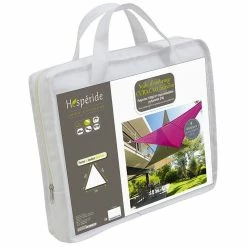 Toile Solaire 5x5x5m Curacao Blanc Hespéride -Ledepot Mobilier Magasin toile solaire 5x5x5m luxe hesperide curacao blanc 3