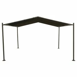 Tonnelle Certeli Carrée Forme Abri Coloris Graphite/ardoise 13 Tonnelle Certeli Carrée Forme Abri Coloris Graphite/ardoise -Ledepot Mobilier Magasin tonnelle certeli carree forme abri coloris graphite ardoise 4