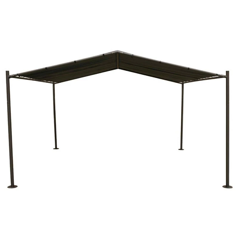 Tonnelle Certeli Carrée Forme Abri Coloris Graphite/ardoise 7 Tonnelle Certeli Carrée Forme Abri Coloris Graphite/ardoise – Image 5