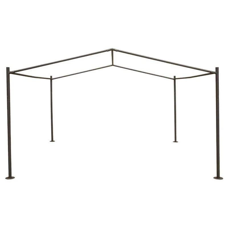 Tonnelle Certeli Carrée Forme Abri Coloris Graphite/ardoise 8 Tonnelle Certeli Carrée Forme Abri Coloris Graphite/ardoise – Image 6