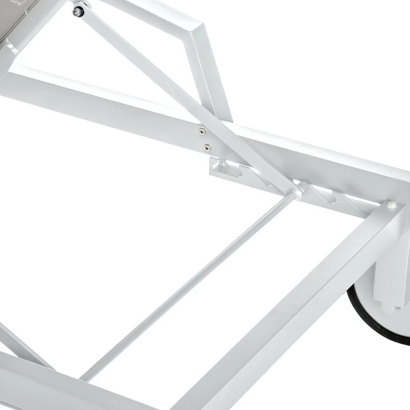 Transat Ocala Inclinable Noisette/blanc Hespéride 4 Transat Ocala Inclinable Noisette/blanc Hespéride – Image 2