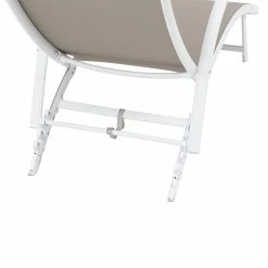 Transat Samba Pliable Noisette/blanc Hespéride -Ledepot Mobilier Magasin transat samba pliable noisetteblanc hesperide 3