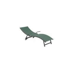 Transat Samba Pliable Vert Olive/graphite Hespéride -Ledepot Mobilier Magasin transat samba pliable vert olivegraphite hesperide 2