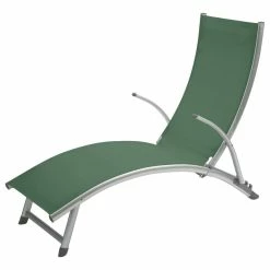 Transat Samba Pliable Et Empilable Vert Olive Hespéride -Ledepot Mobilier Magasin transat samba vert olive hesperide 1 4