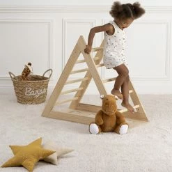 Triangle D'escalade 80x93 Enfant Pin Atmosphera 7 Triangle D'escalade 80x93 Enfant Pin Atmosphera -Ledepot Mobilier Magasin triangle d escalade 80x93 enfant pin atmosphera 2
