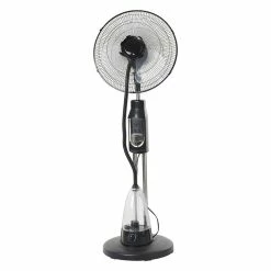 Ventilateur Brumisateur Rotatif Noir