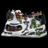 Village De Noël Animé & Lumineux Modèle Traîneau -Ledepot Mobilier Magasin village de noel anime lumineux modele traineau
