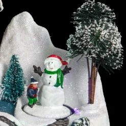 Village De Noël Traineau + Maison + Bonhomme De Neige -Ledepot Mobilier Magasin village de noel traineau maison bonhomme de neige 1 2