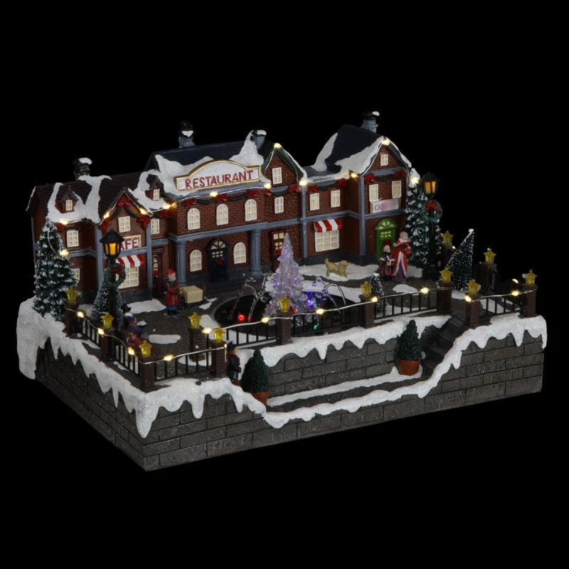 Village Du Père Noël Animé Et Lumineux Fontaine Du Centre Ville 4 Village Du Père Noël Animé Et Lumineux Fontaine Du Centre Ville – Image 2