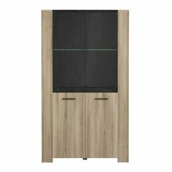 Demeyere Vitrine 2 + 2 Portes H174 Cm Sheffield -Ledepot Mobilier Magasin vitrine 2 2 portes h174 cm sheffield 3