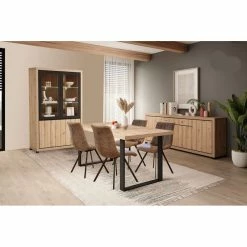 Vitrine 2 Portes + 2 Portes Vitrées Dijon -Ledepot Mobilier Magasin vitrine 2 portes 2 portes vitrees dijon 1 5