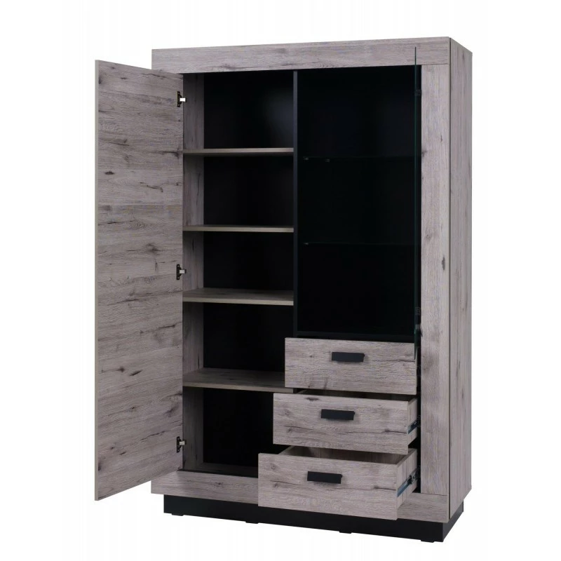 Vitrine 2 Portes 3 Tiroirs Marseille 4 Vitrine 2 Portes 3 Tiroirs Marseille – Image 2