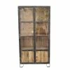 Vitrine 2 Portes 4 Niveaux Manguier -Ledepot Mobilier Magasin vitrine 2 portes 4 niveaux manguier