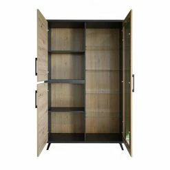 Vitrine 3 Portes Avec LED Wiva -Ledepot Mobilier Magasin vitrine 3 portes avec led wiva 2