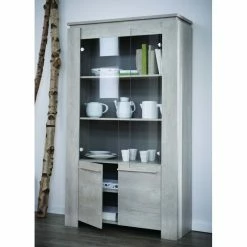 Demeyere Vitrine 4 Portes Comtesse -Ledepot Mobilier Magasin vitrine 4 portes comtesse 1