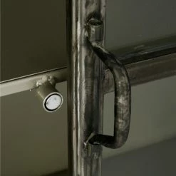 Vitrine Bibliothèque Broc Métal Noir Atmosphera -Ledepot Mobilier Magasin vitrine bibliotheque broc metal noir atmosphera 3