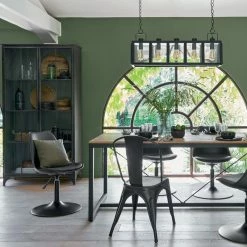 Vitrine Bibliothèque Broc Métal Noir Atmosphera -Ledepot Mobilier Magasin vitrine bibliotheque broc metal noir atmosphera 5