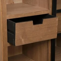 Vitrine Porte Coulissante Danik 2 Tiroirs Atmosphera 14 Vitrine Porte Coulissante Danik 2 Tiroirs Atmosphera -Ledepot Mobilier Magasin vitrine porte coulissante danik 2 tiroirs atmosphera 4